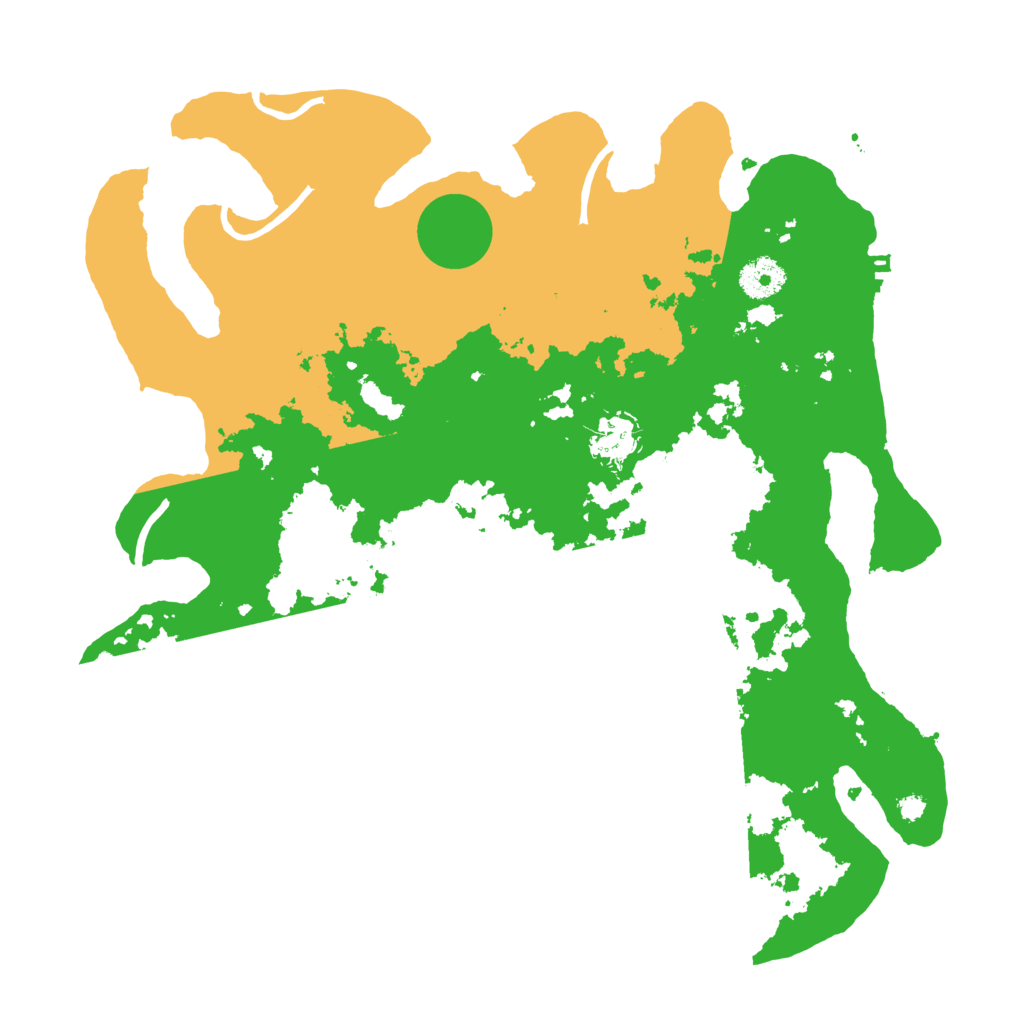 Biome Rust Map: Procedural Map, Size: 3600, Seed: 72766609