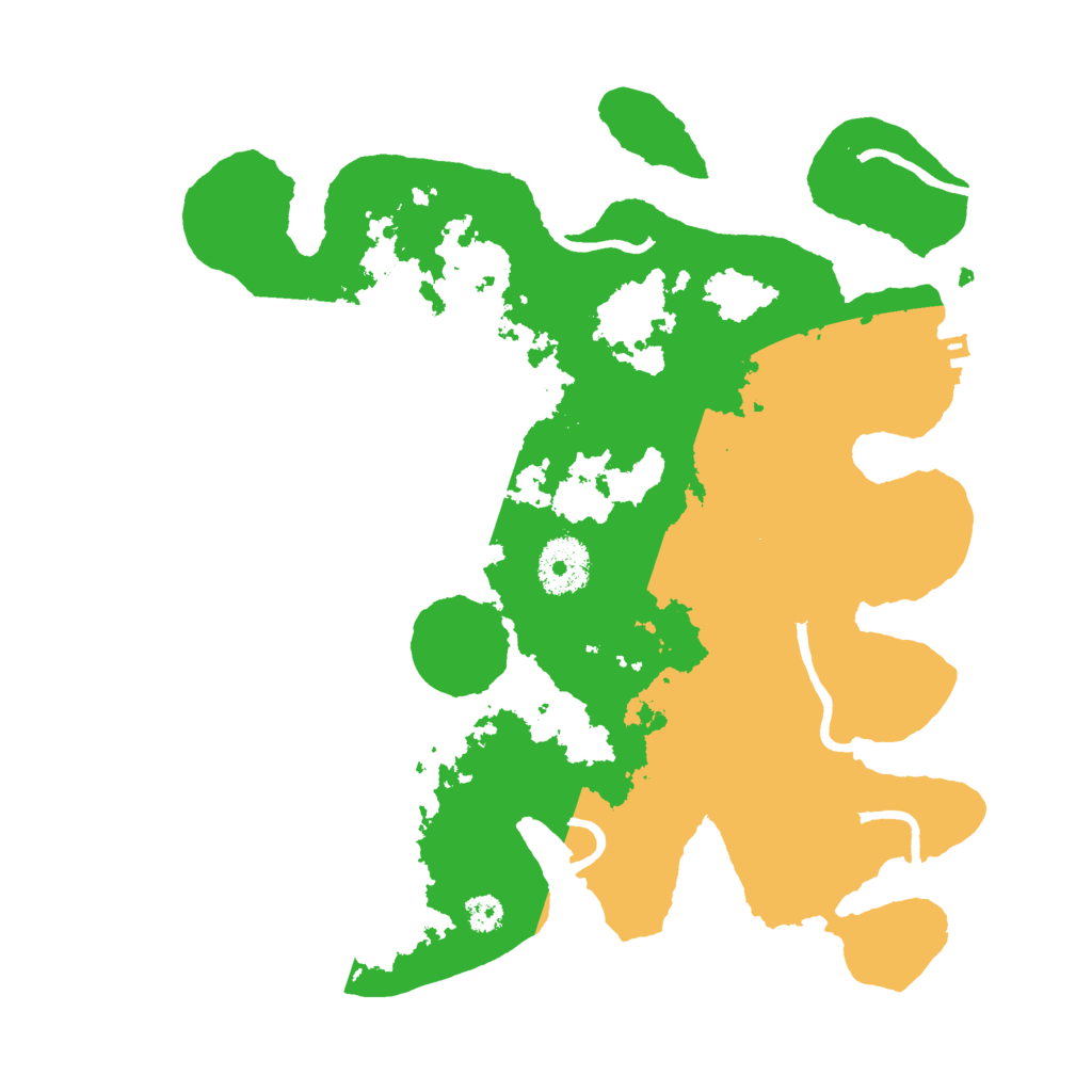Biome Rust Map: Procedural Map, Size: 3000, Seed: 17056