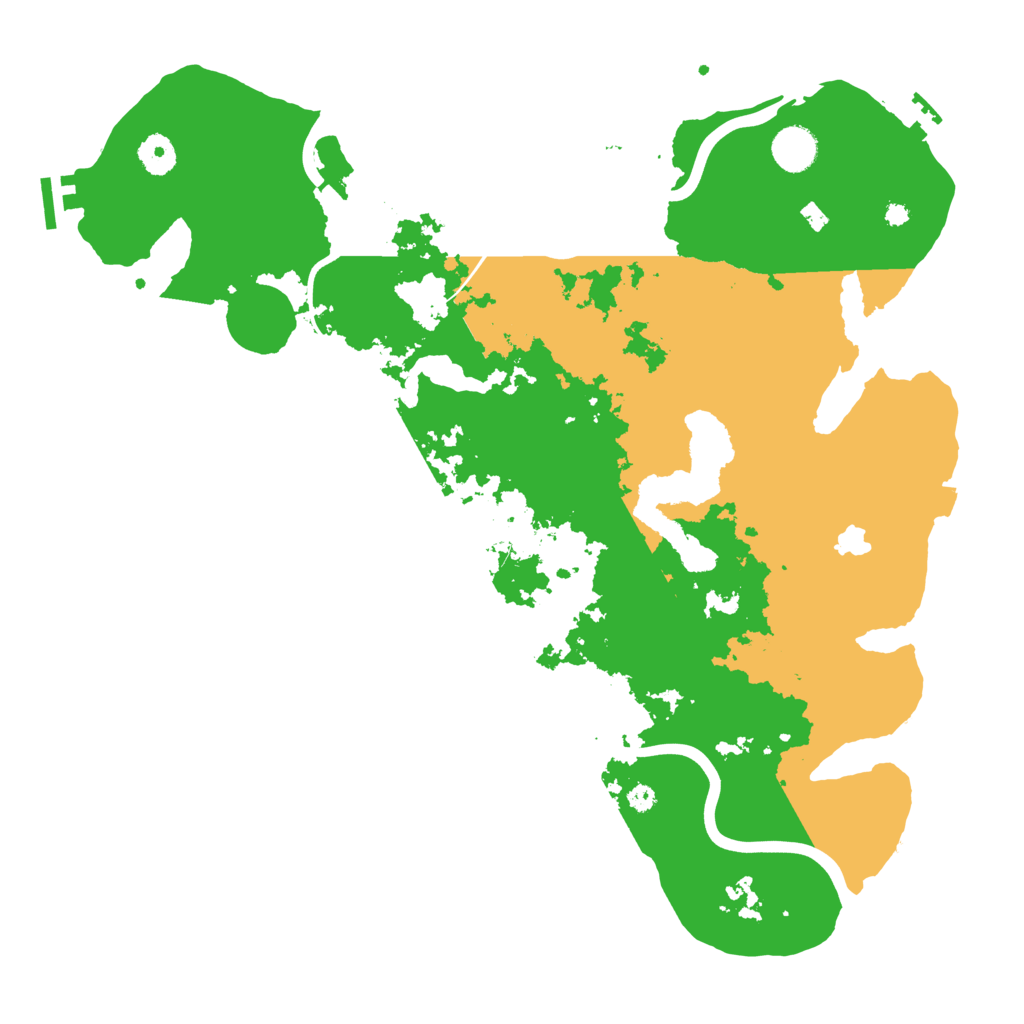 Biome Rust Map: Procedural Map, Size: 4000, Seed: 25736202