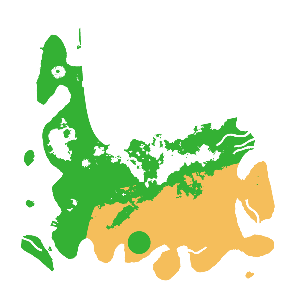 Biome Rust Map: Procedural Map, Size: 3500, Seed: 6891