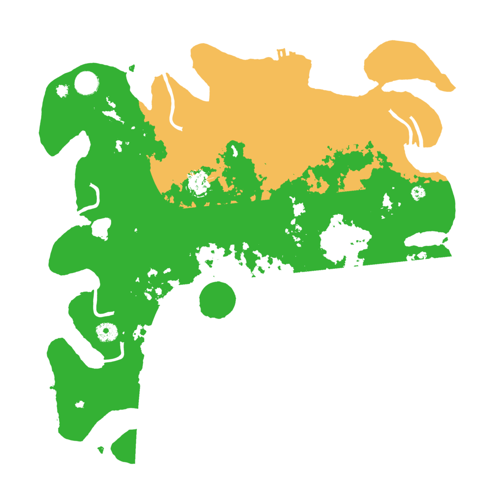 Biome Rust Map: Procedural Map, Size: 3700, Seed: 94857887