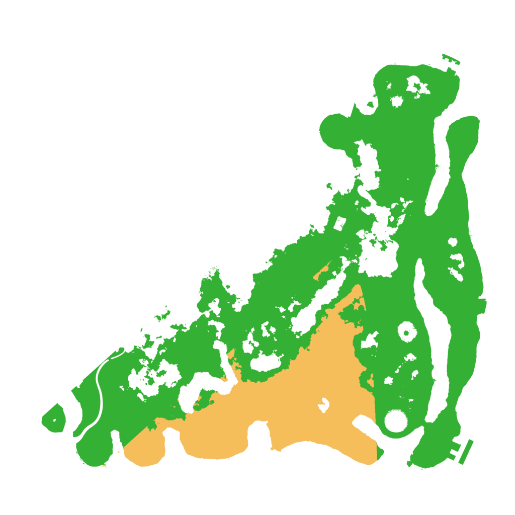 Biome Rust Map: Procedural Map, Size: 4000, Seed: 37564