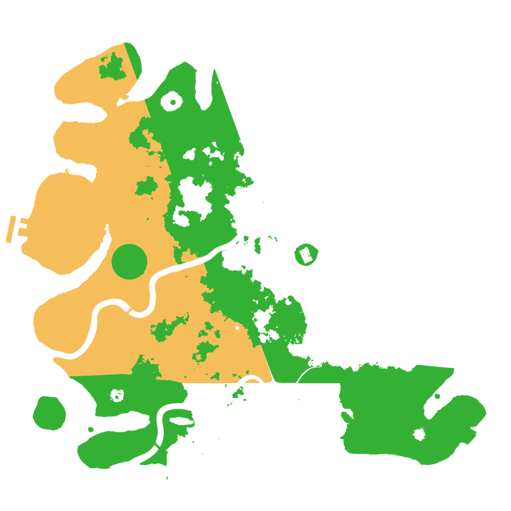 Biome Rust Map: Procedural Map, Size: 3800, Seed: 94341165