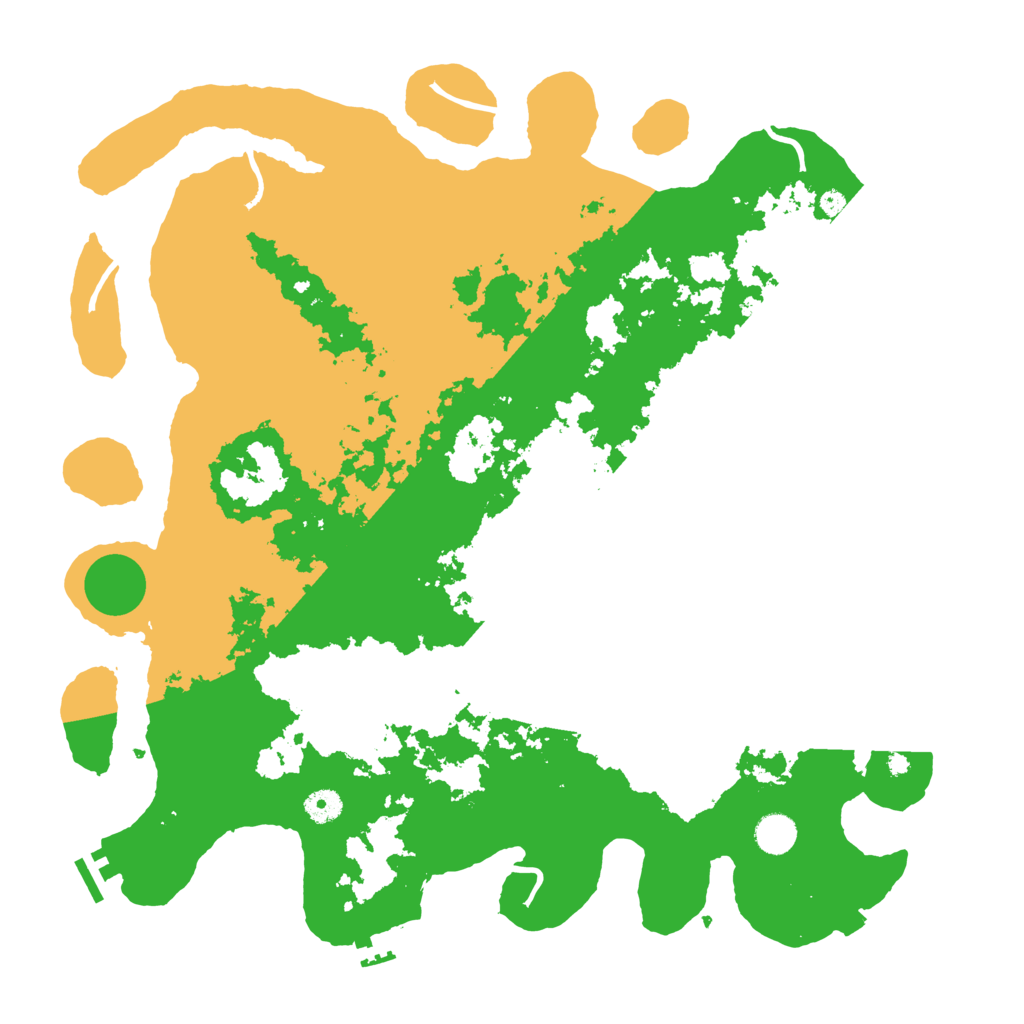 Biome Rust Map: Procedural Map, Size: 4400, Seed: 93383001