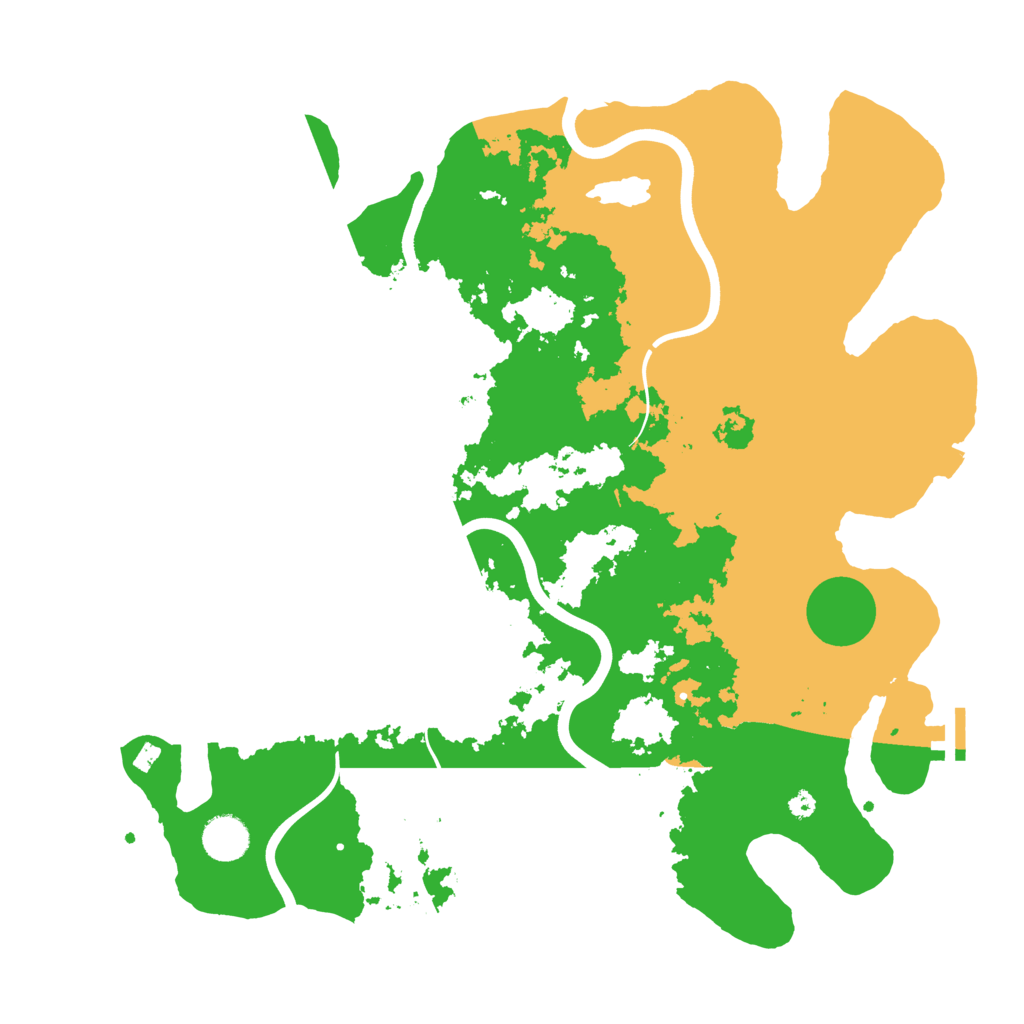 Biome Rust Map: Procedural Map, Size: 3900, Seed: 3814895