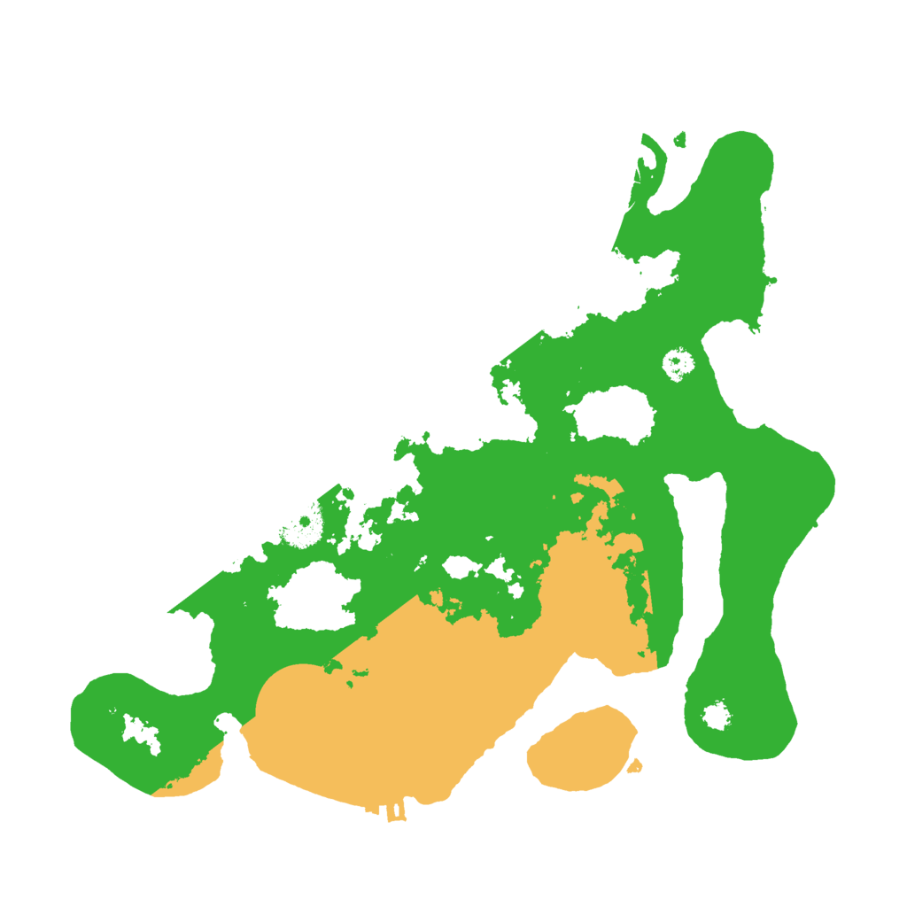 Biome Rust Map: Procedural Map, Size: 3000, Seed: 8907