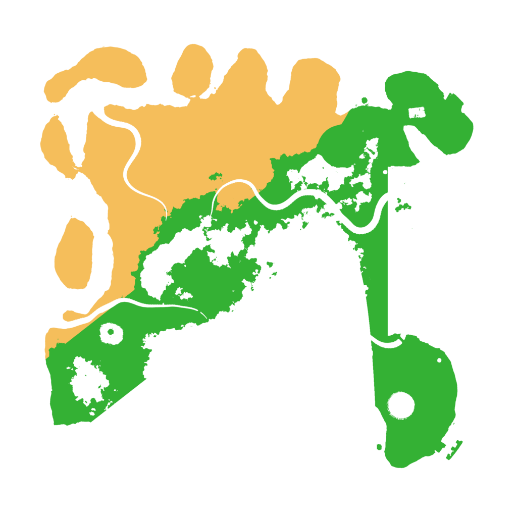 Biome Rust Map: Procedural Map, Size: 3400, Seed: 34917404