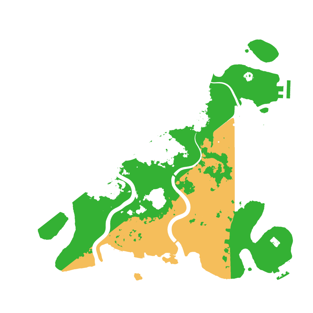 Biome Rust Map: Procedural Map, Size: 3500, Seed: 664069765