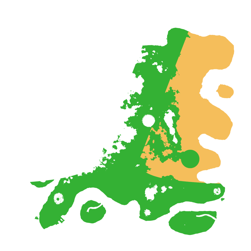 Biome Rust Map: Procedural Map, Size: 3600, Seed: 36503502
