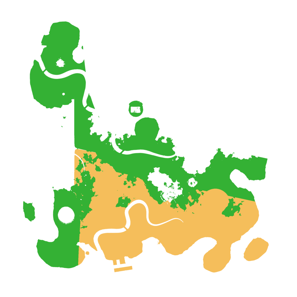 Biome Rust Map: Procedural Map, Size: 3300, Seed: 1384670748