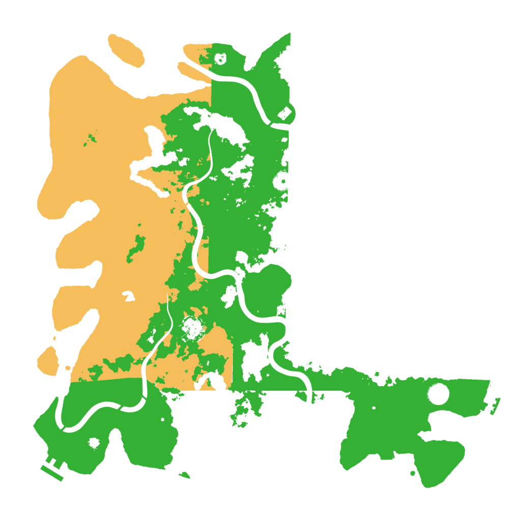 Biome Rust Map: Procedural Map, Size: 4300, Seed: 40688147