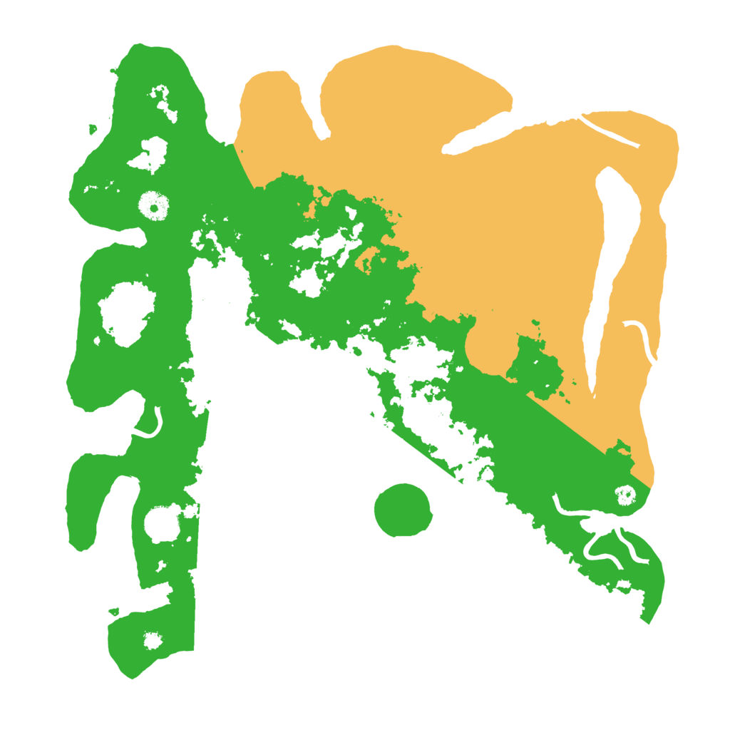 Biome Rust Map: Procedural Map, Size: 3700, Seed: 2482428