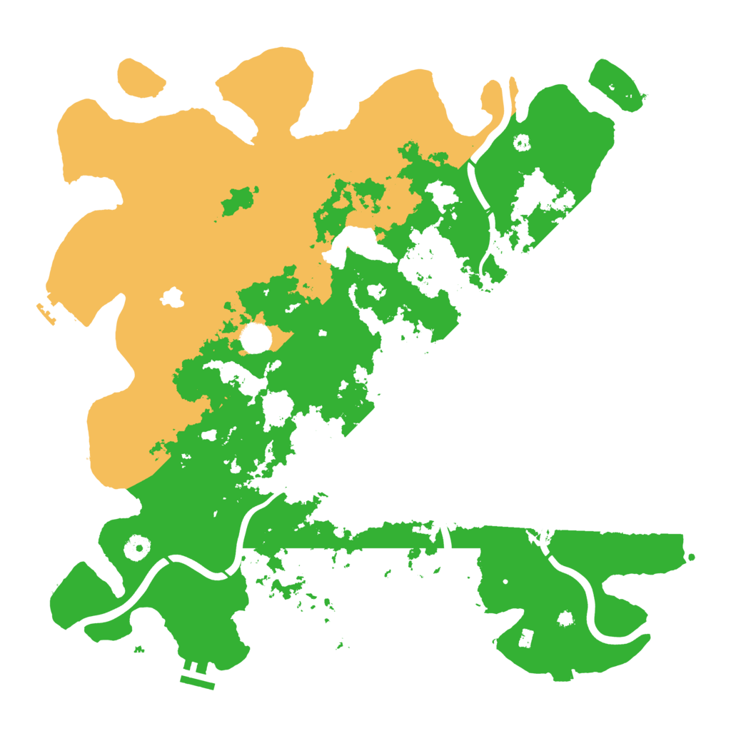 Biome Rust Map: Procedural Map, Size: 4250, Seed: 65743218