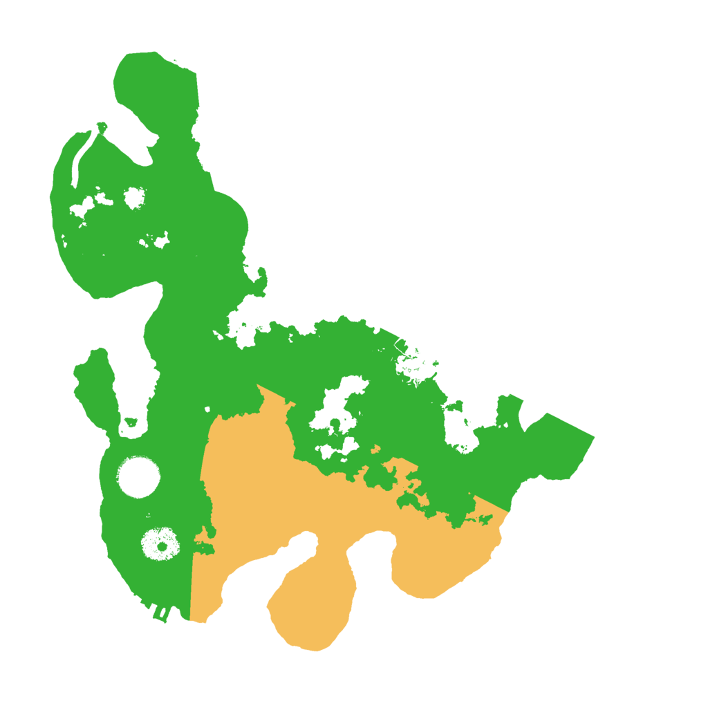 Biome Rust Map: Procedural Map, Size: 3000, Seed: 20143