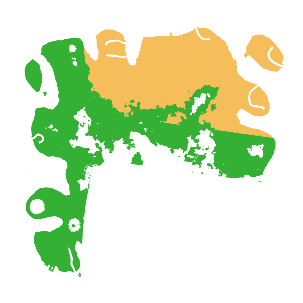 Biome Rust Map: Procedural Map, Size: 3600, Seed: 98108474