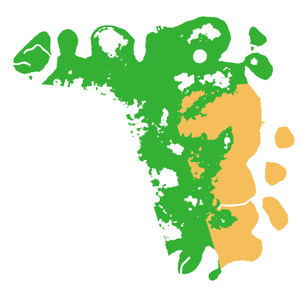 Biome Rust Map: Procedural Map, Size: 3950, Seed: 14124372