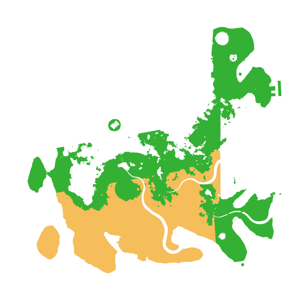 Biome Rust Map: Procedural Map, Size: 3900, Seed: 39641854