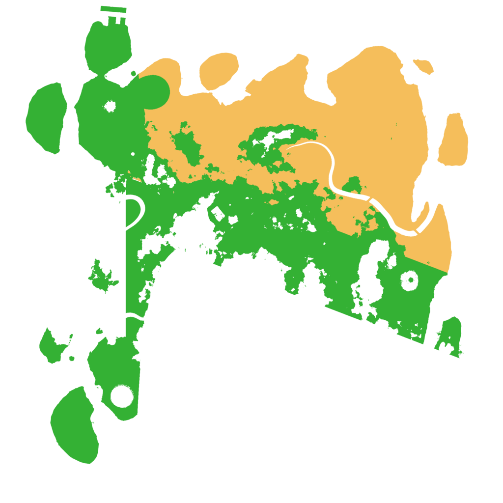 Biome Rust Map: Procedural Map, Size: 3950, Seed: 44110981