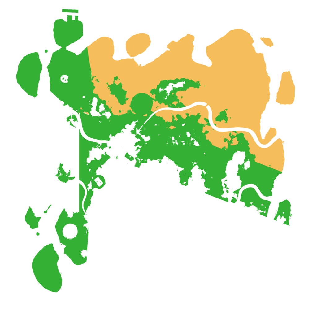 Biome Rust Map: Procedural Map, Size: 3950, Seed: 44110981