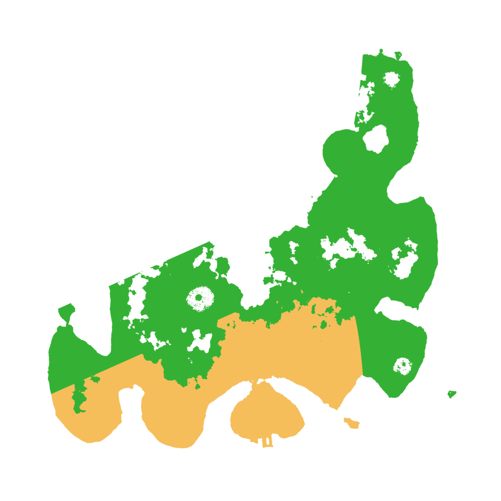 Biome Rust Map: Procedural Map, Size: 3000, Seed: 115691826