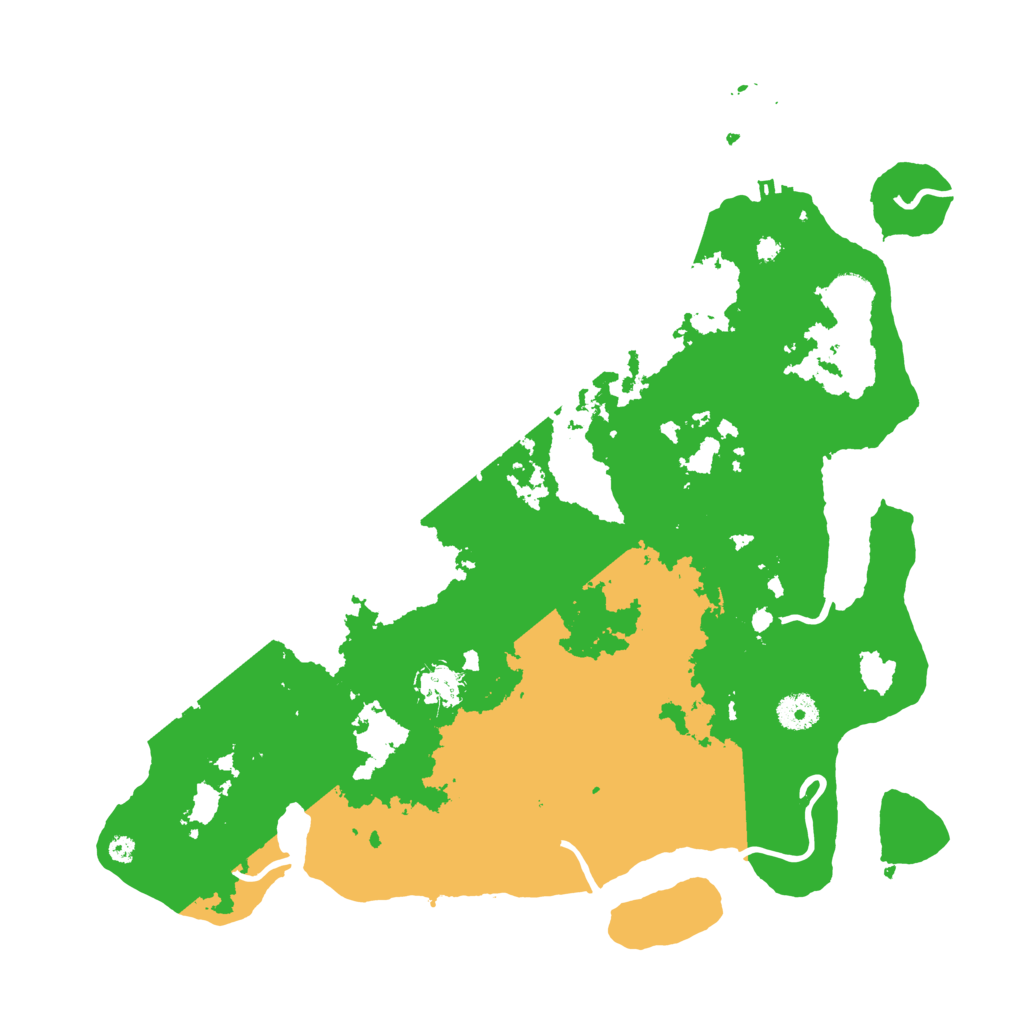 Biome Rust Map: Procedural Map, Size: 3950, Seed: 96311459