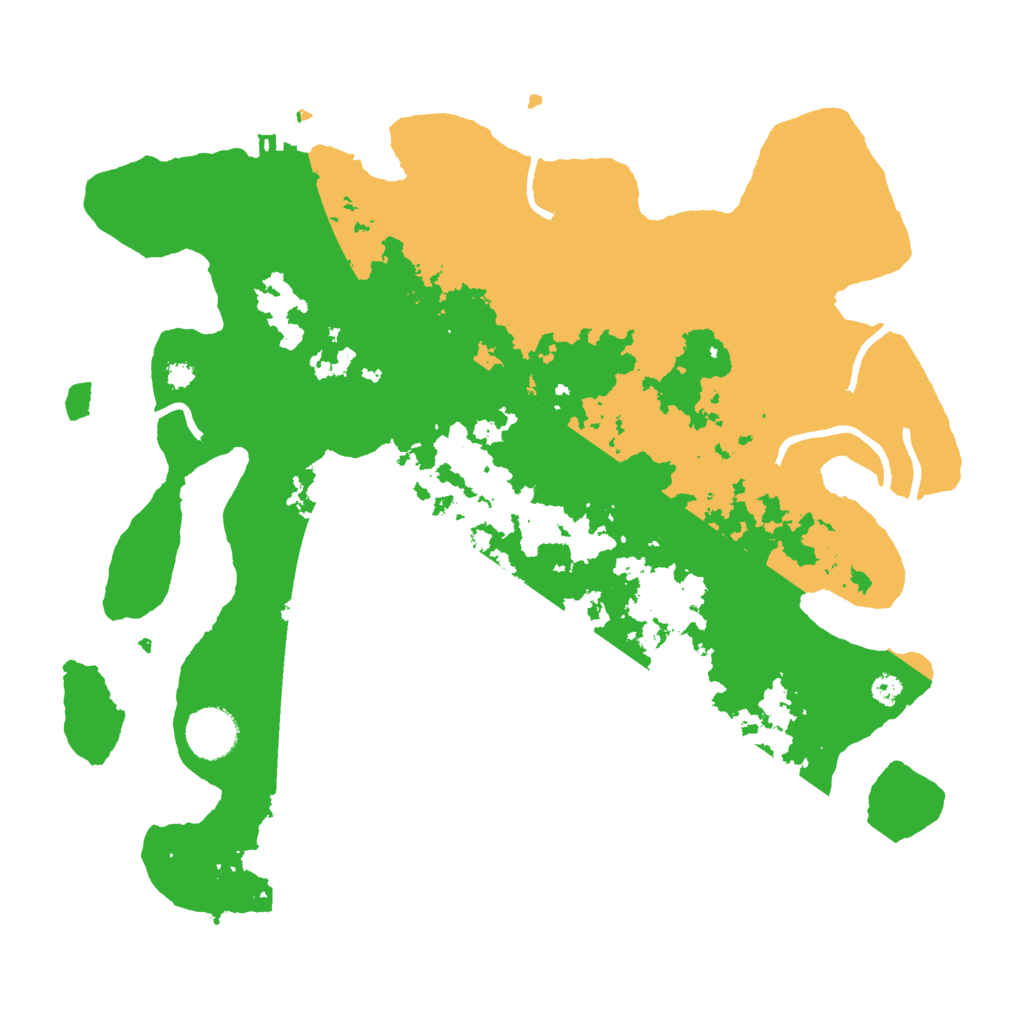 Biome Rust Map: Procedural Map, Size: 3500, Seed: 51343903