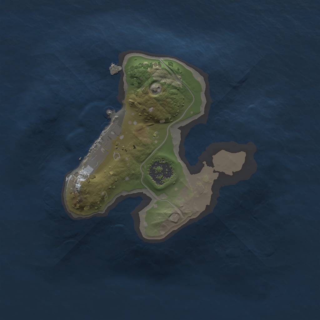 Rust Map: Procedural Map, Size: 1400, Seed: 1862957251, 4 Monuments