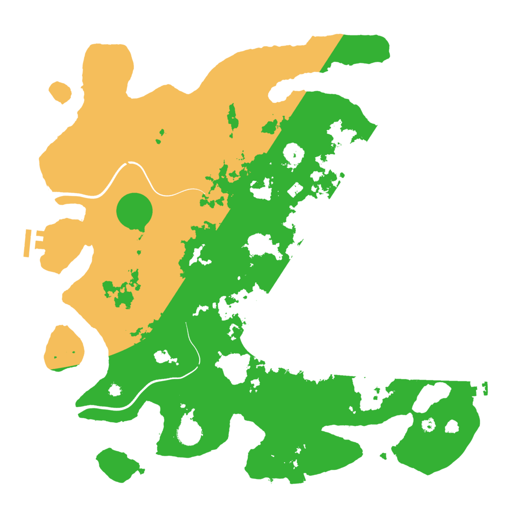 Biome Rust Map: Procedural Map, Size: 3800, Seed: 62319435