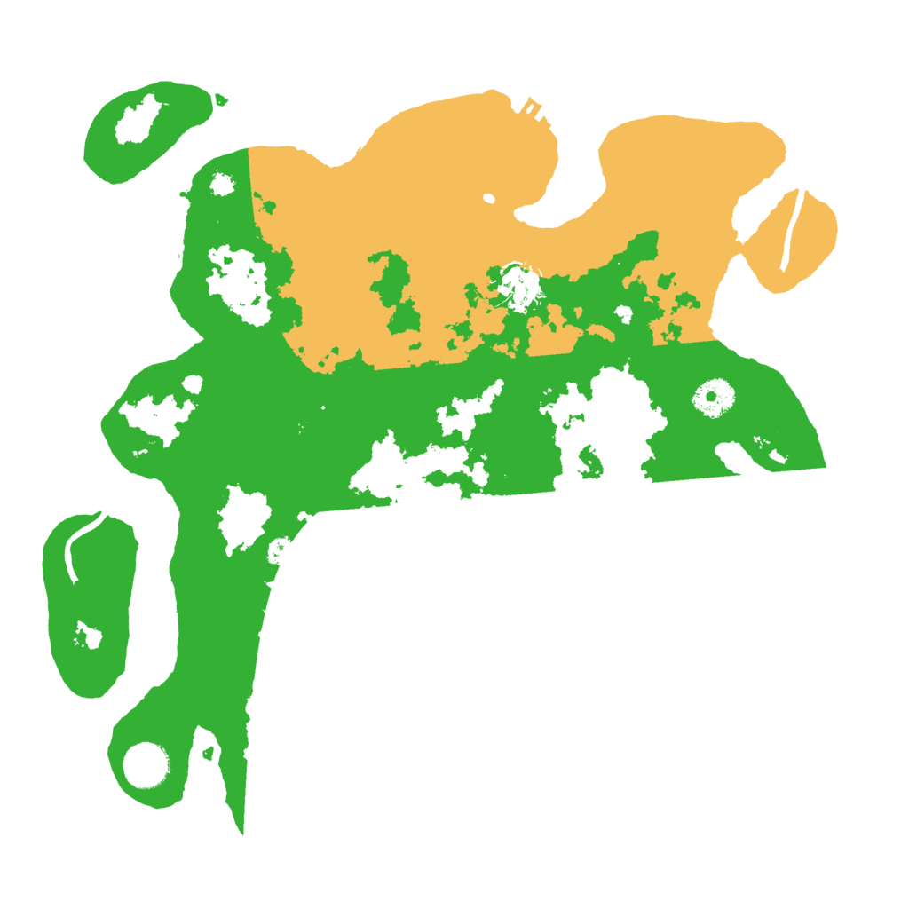 Biome Rust Map: Procedural Map, Size: 3500, Seed: 83969590