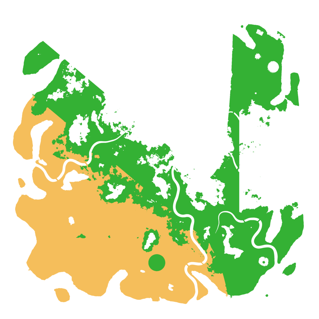 Biome Rust Map: Procedural Map, Size: 5000, Seed: 588992928