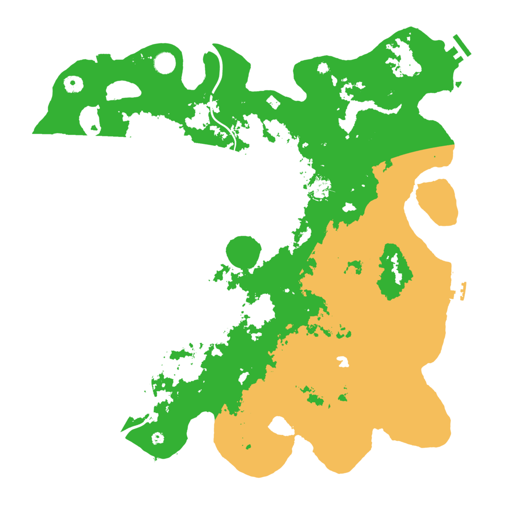 Biome Rust Map: Procedural Map, Size: 4100, Seed: 30965830