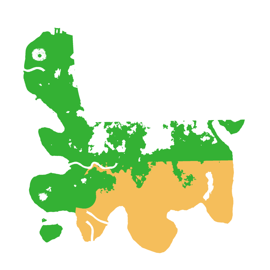 Biome Rust Map: Procedural Map, Size: 3000, Seed: 165230925