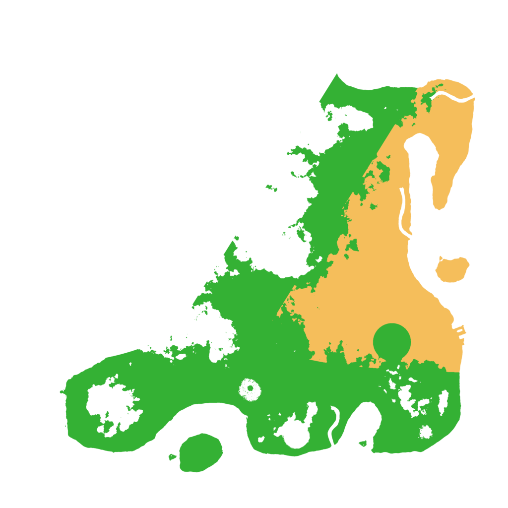 Biome Rust Map: Procedural Map, Size: 3550, Seed: 49584480