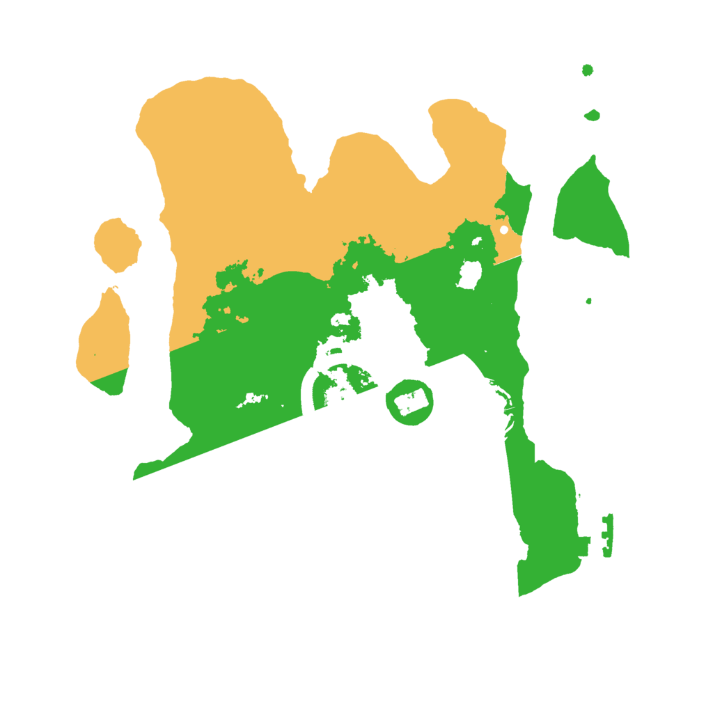 Biome Rust Map: Procedural Map, Size: 2500, Seed: 2067675413