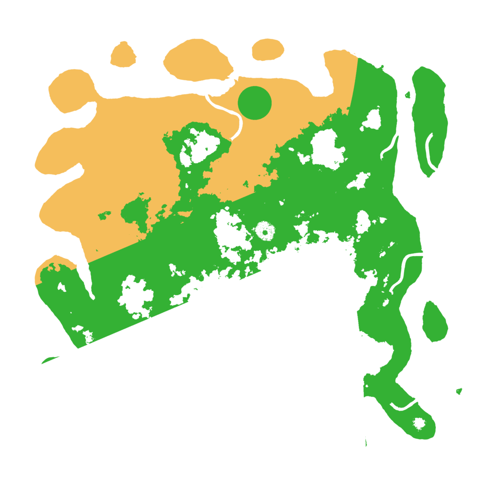 Biome Rust Map: Procedural Map, Size: 3900, Seed: 66314152