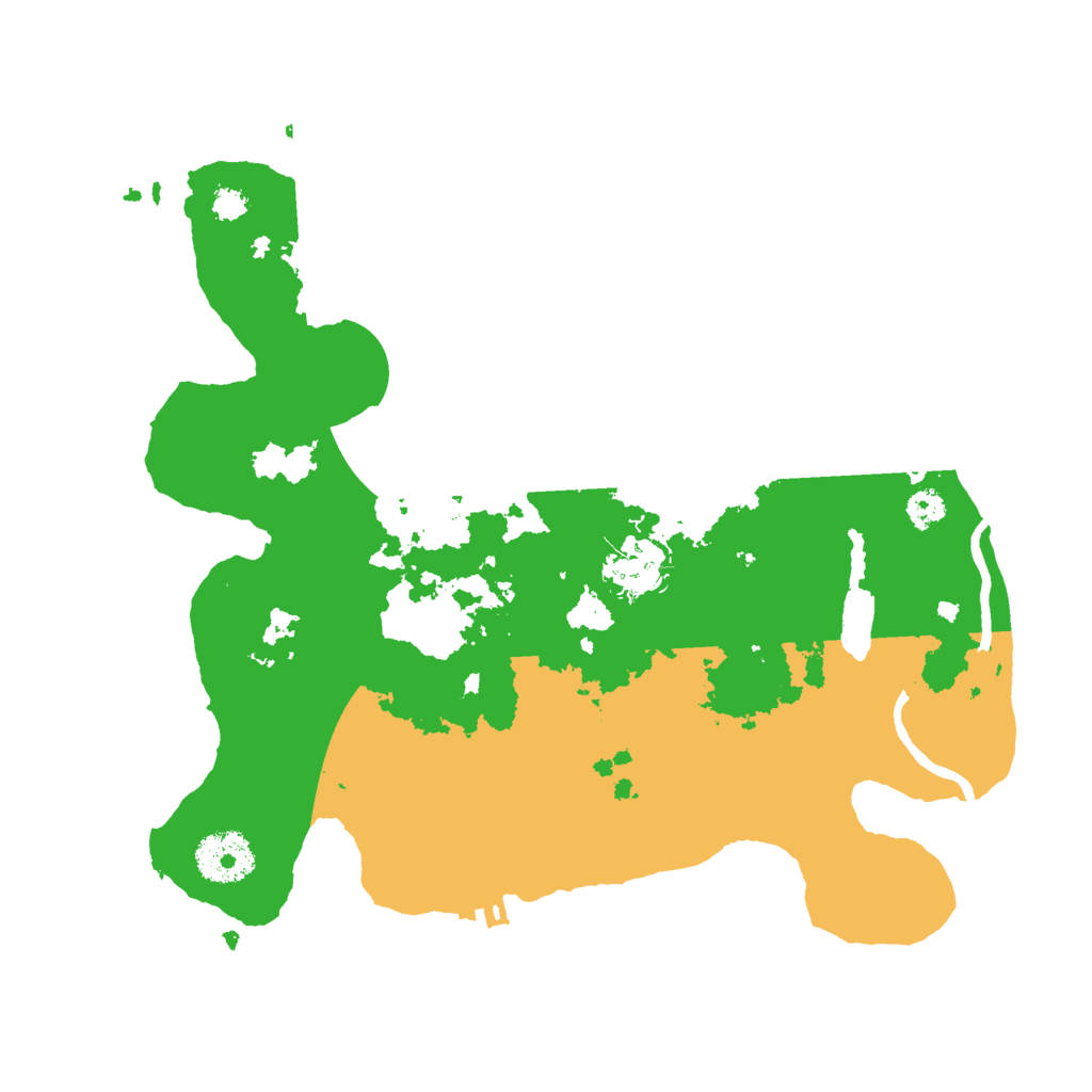 Biome Rust Map: Procedural Map, Size: 3000, Seed: 72103
