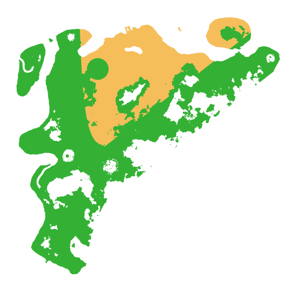 Biome Rust Map: Procedural Map, Size: 3650, Seed: 27898049