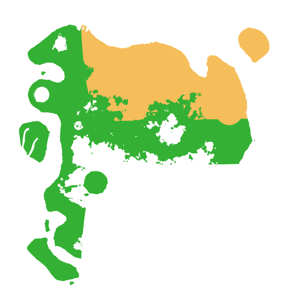 Biome Rust Map: Procedural Map, Size: 3500, Seed: 1155784153