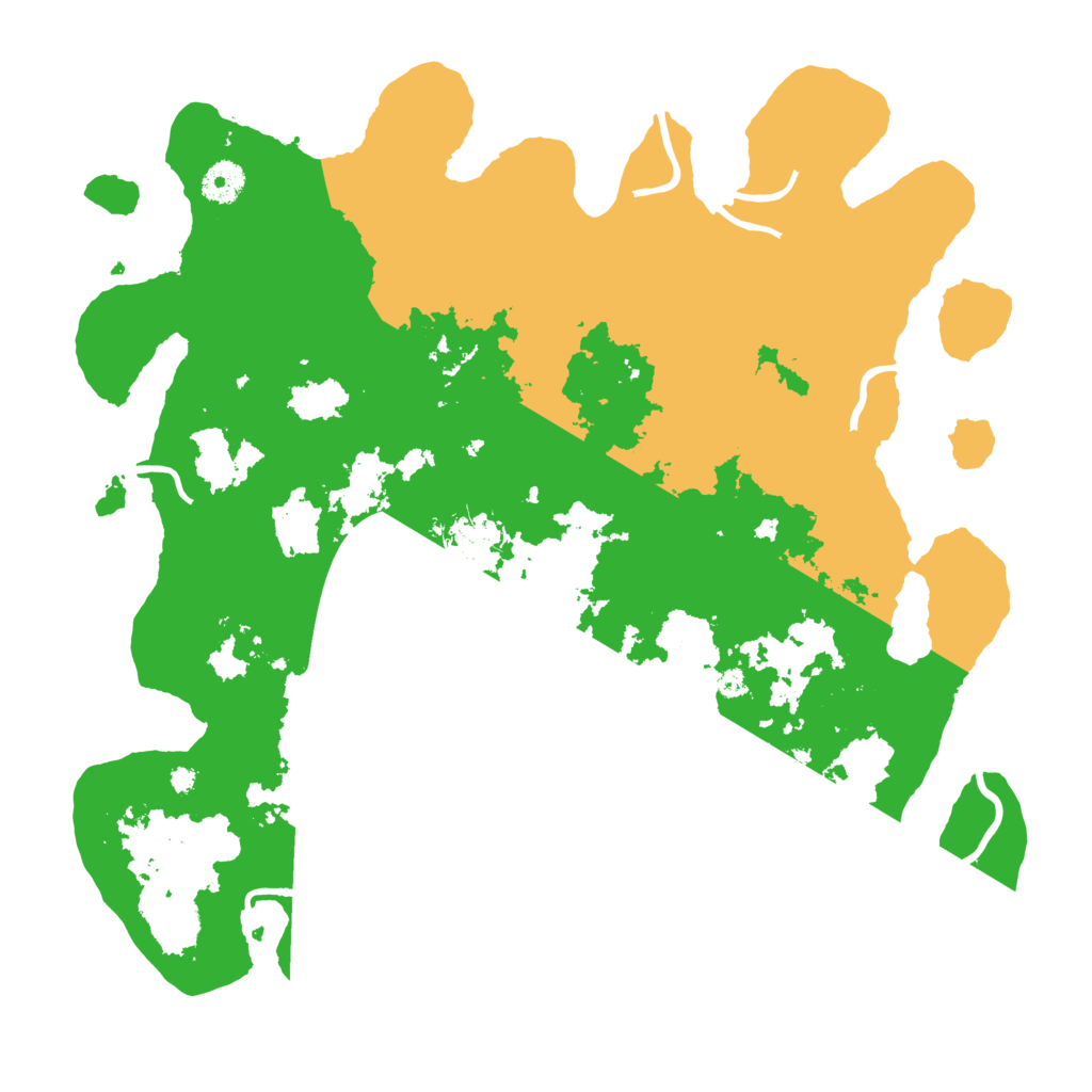 Biome Rust Map: Procedural Map, Size: 3900, Seed: 33352470