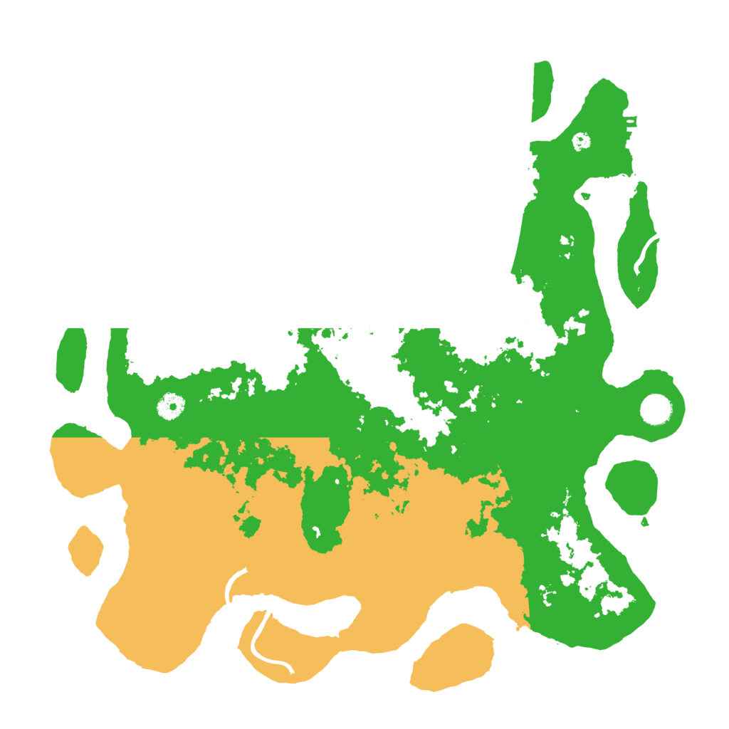 Biome Rust Map: Procedural Map, Size: 4100, Seed: 58934363