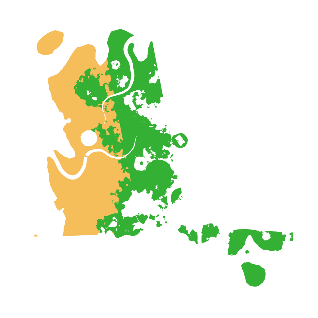 Biome Rust Map: Procedural Map, Size: 3500, Seed: 1821409318