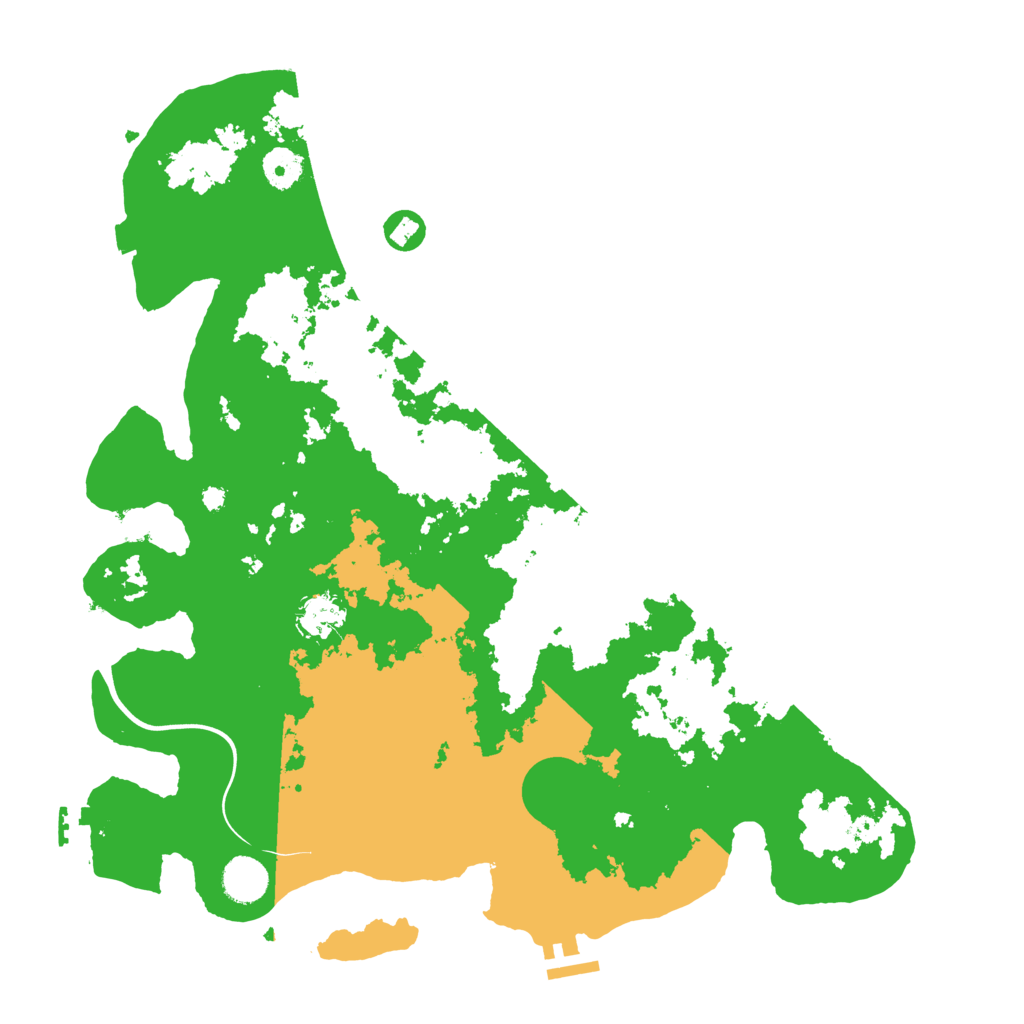 Biome Rust Map: Procedural Map, Size: 3950, Seed: 5223502
