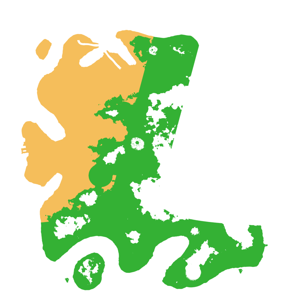 Biome Rust Map: Procedural Map, Size: 3550, Seed: 78294985