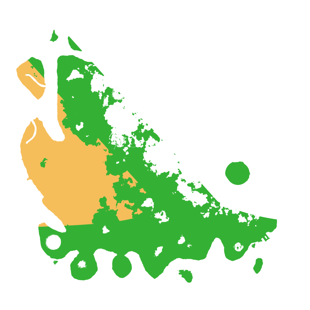 Biome Rust Map: Procedural Map, Size: 3650, Seed: 7208667