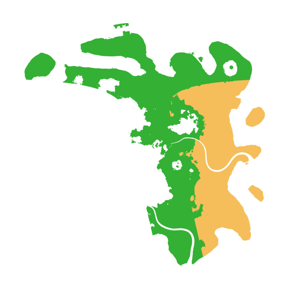 Biome Rust Map: Procedural Map, Size: 3000, Seed: 99886502