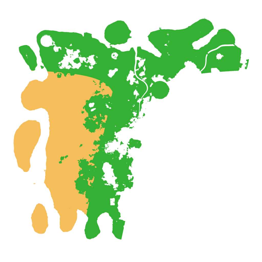 Biome Rust Map: Procedural Map, Size: 3900, Seed: 33756355