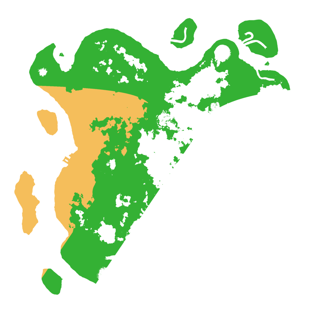 Biome Rust Map: Procedural Map, Size: 3600, Seed: 1499688022