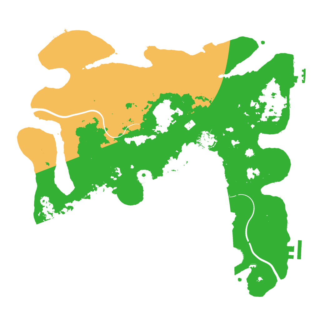 Biome Rust Map: Procedural Map, Size: 3400, Seed: 7745685