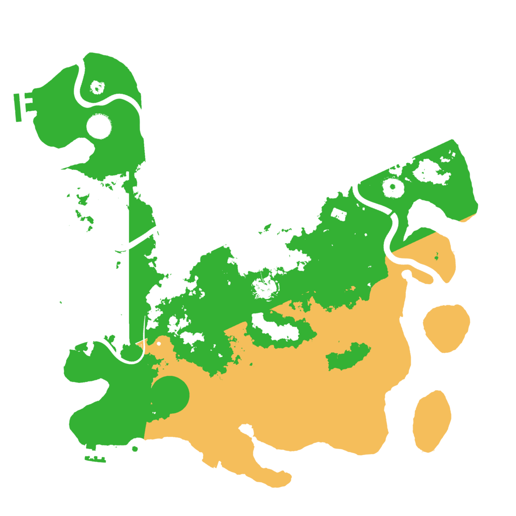 Biome Rust Map: Procedural Map, Size: 3700, Seed: 53331892