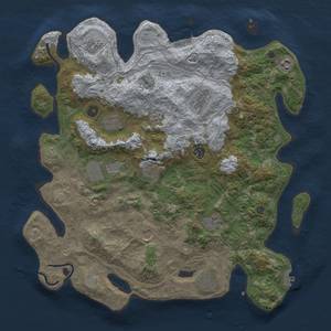 Thumbnail Rust Map: Procedural Map, Size: 4250, Seed: 1412723344, 19 Monuments